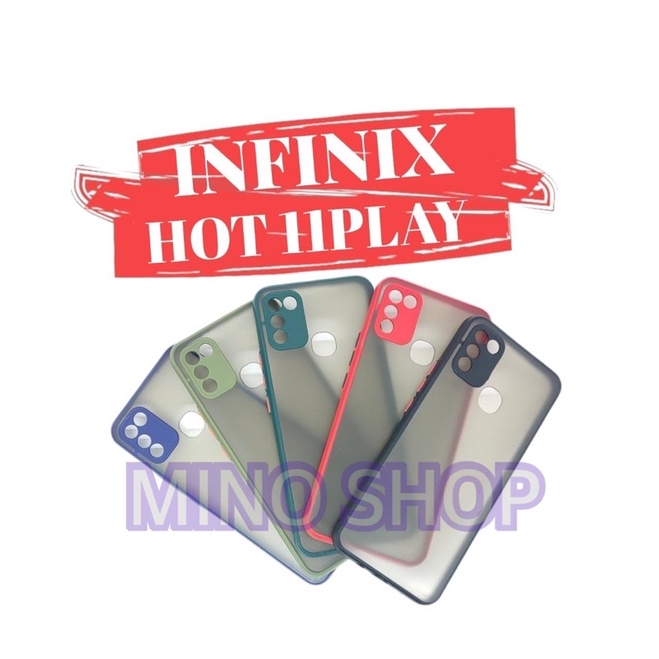 SOFTCASE INFINIX HOT 11 PLAY - HARDCASE DOVE MYCHOICE + PC - AERO CASE