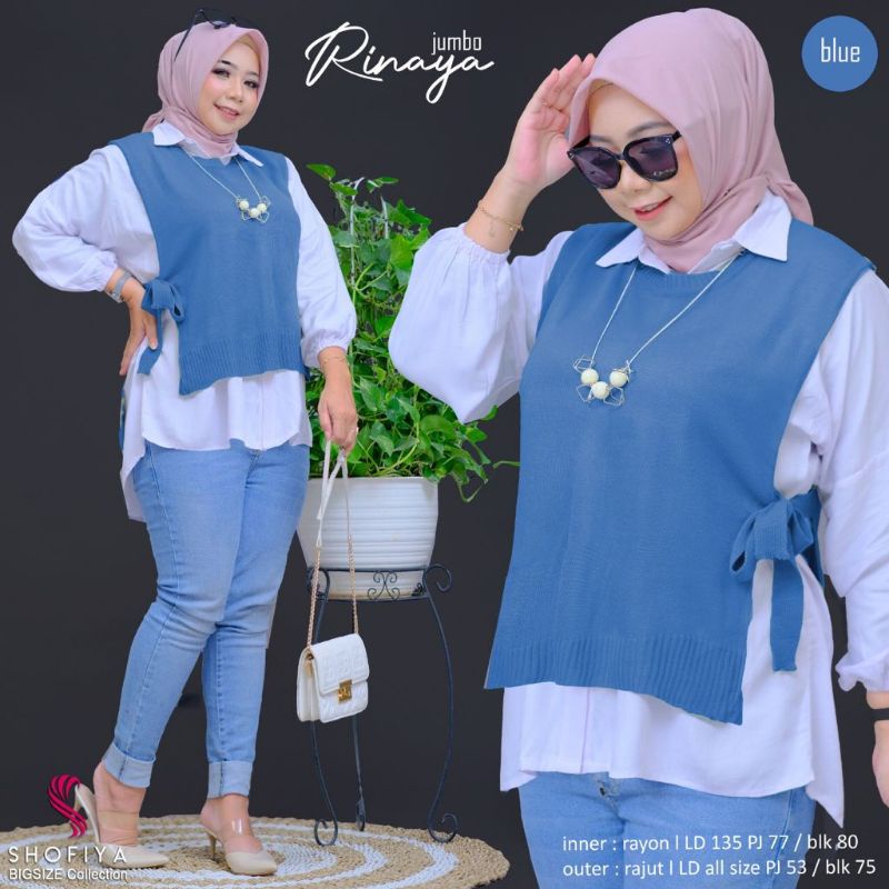 Atasan wanita jumbo Riyana good quality ld135 by shofiya