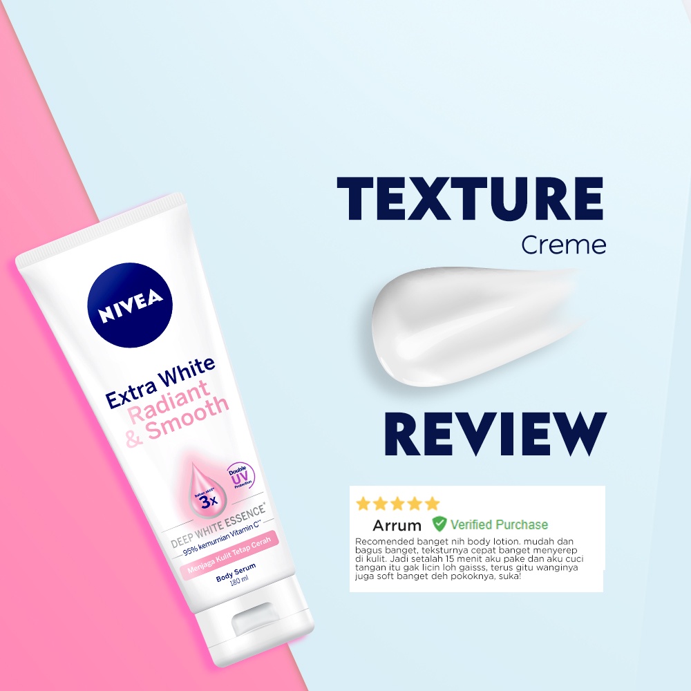 NIVEA Body Extra White Radiant &amp; Smooth Serum 180 ml