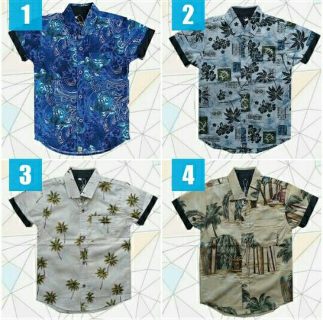 Kemeja Anak Motif 1 - 8 Tahun