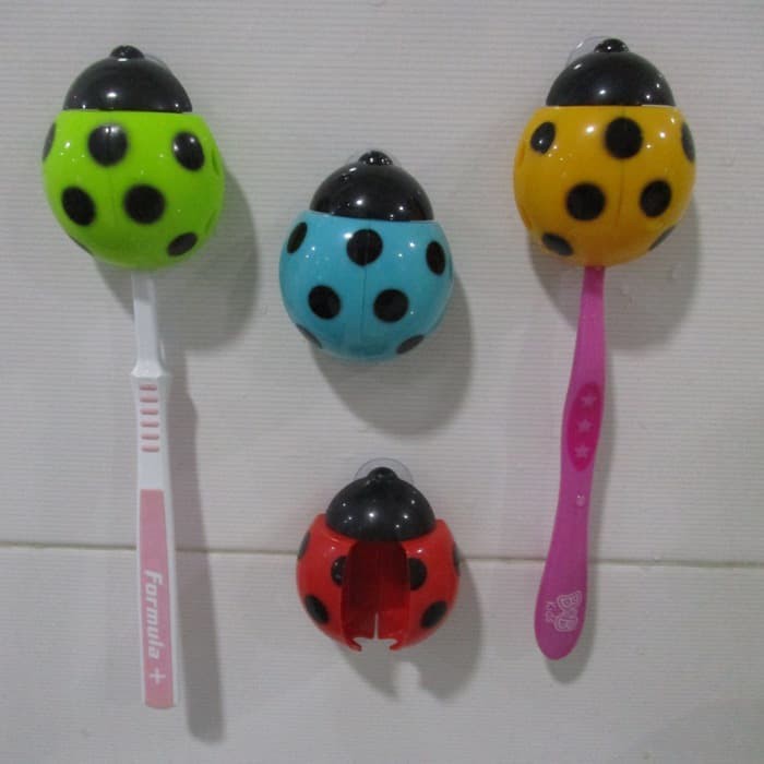 Tempat Sikat Gigi Kumbang Mini/Ladybug Toothbrush Holder Small***TOP
