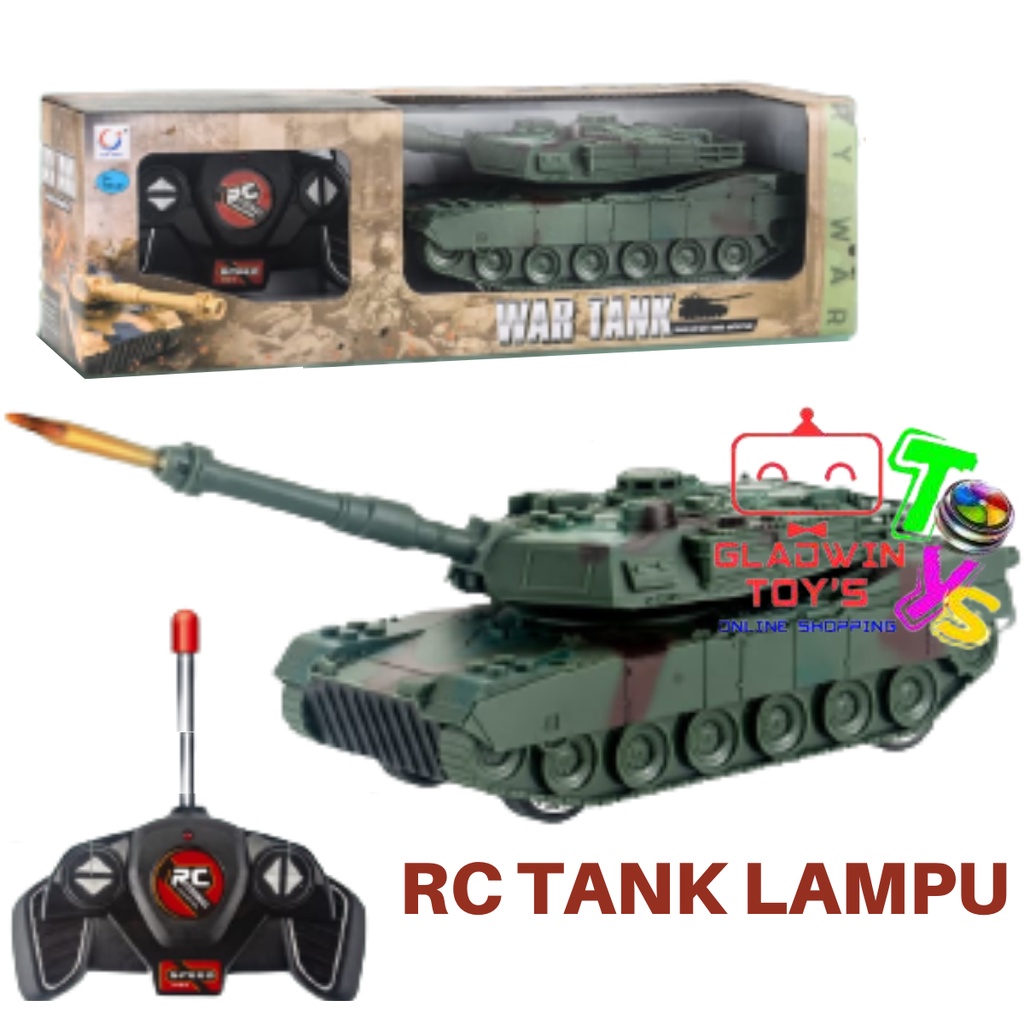 RC TANK MOBIL MILITARY WAR TANK BATTLE TANK REMOTE CONTROL