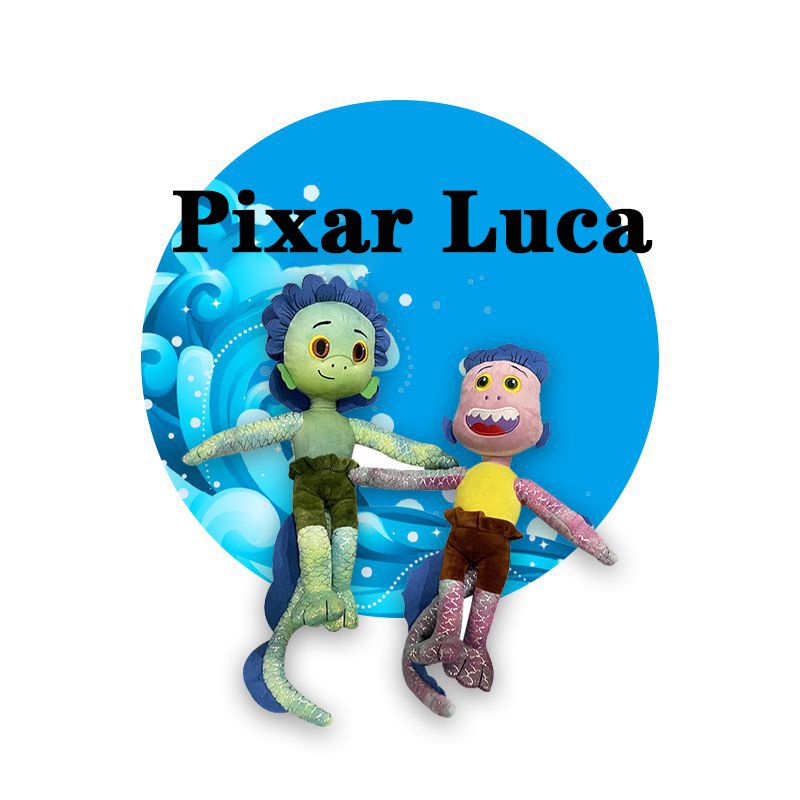 Luca Pixar Mainan Mewah Alberto Boneka Boneka Lembut Plushie Anak Anak Hadiah