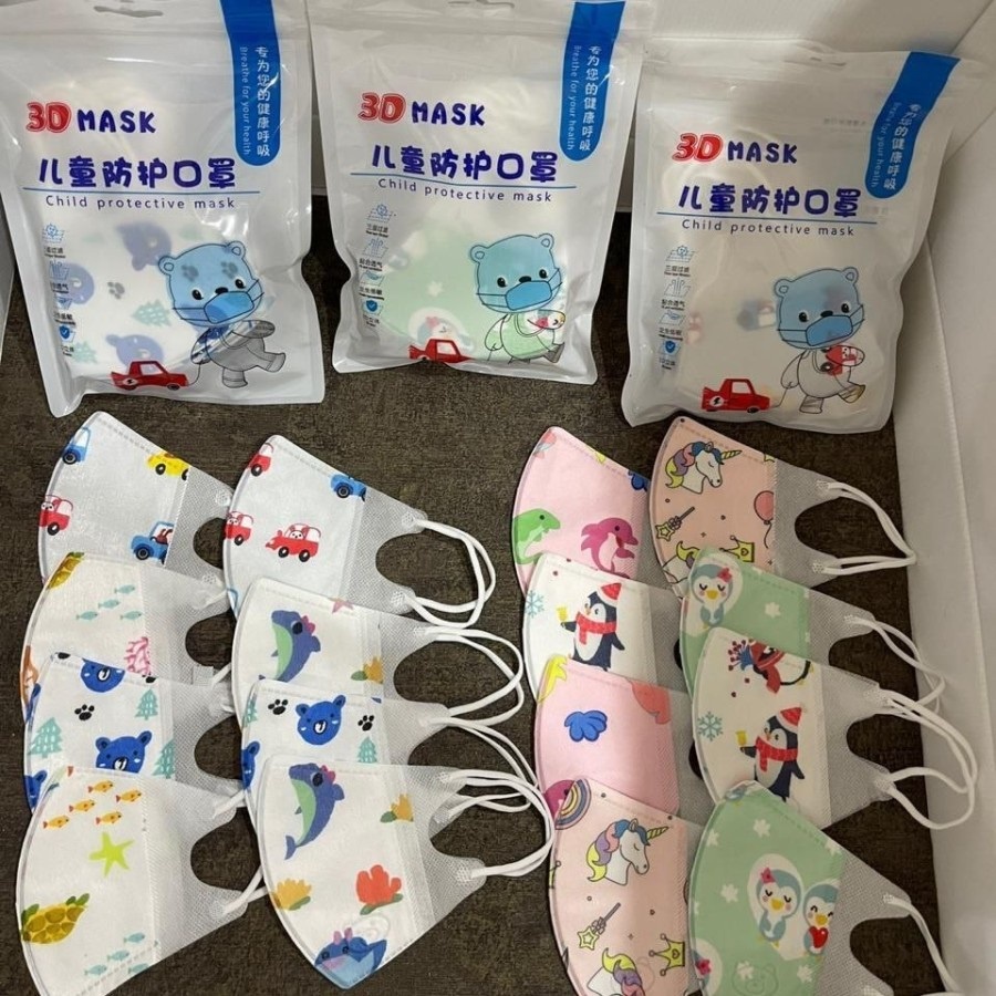 MASKER DUCKBILL ANAK MOTIF/DUCKBILL ANAK KARAKTER