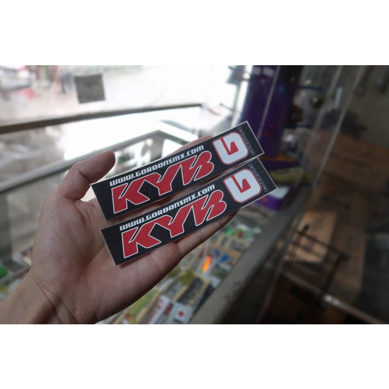 Stiker shock depan KYB Kayaba Isi 2