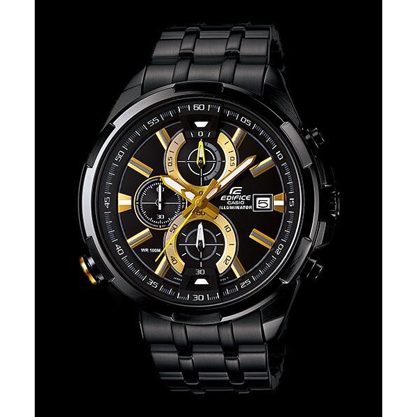Jam Tangan Pria Chronograph Casio Edifice Original EFR-536BK-1A9