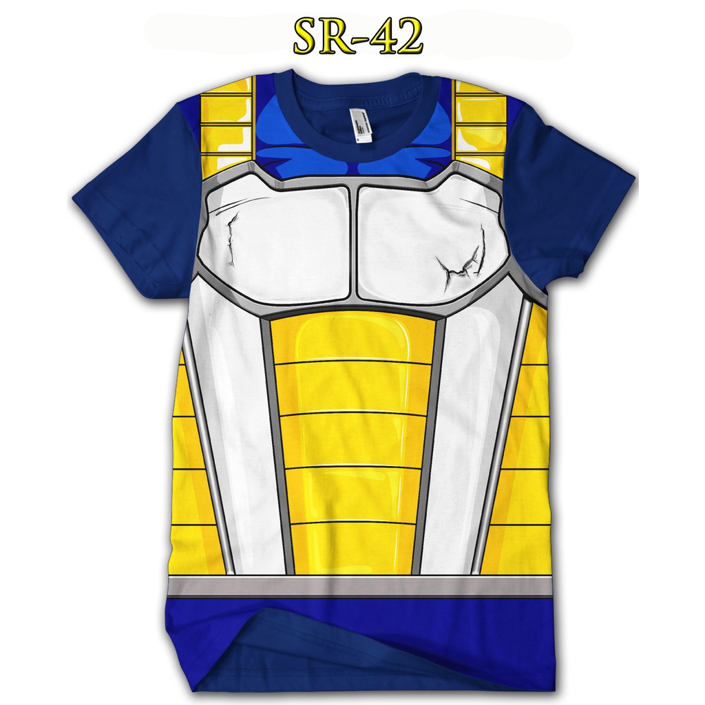 Baju Dragon Ball Vegeta Kaos Anak Dragon Ball 3D #SR-42