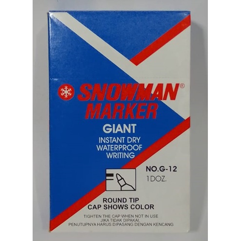 

SPIDOL SNOWMAN PERMANEN/MARKER/G-12