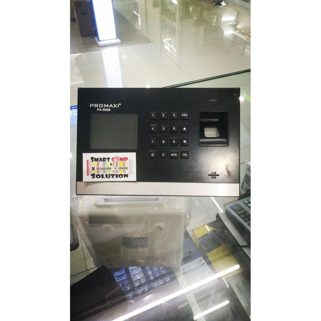 Mesin Absen Absensi Fingerprint Promaxi PX-9000 / PX 9000 / PX9000 ADA BATERAI