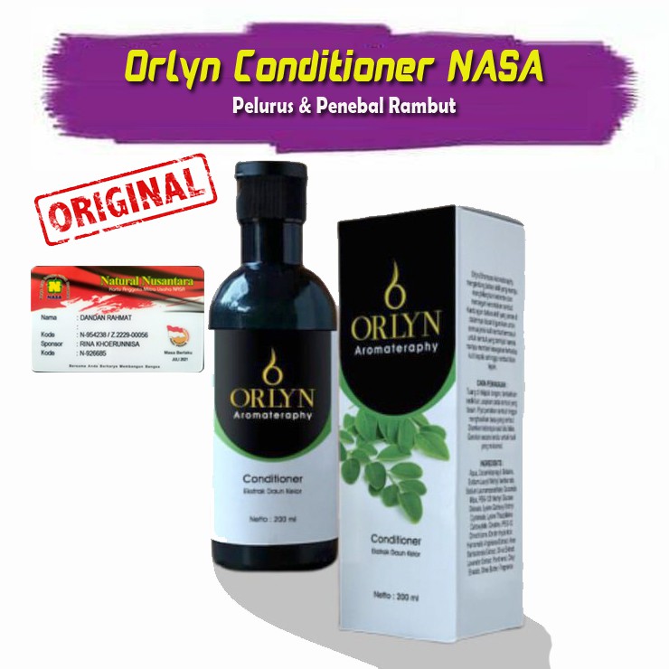 ORLYN CONDITIONER AROMATERAPHY - ORLYN NASA - ORLYN KONDISIONER - NASA - 100% ORIGINAL