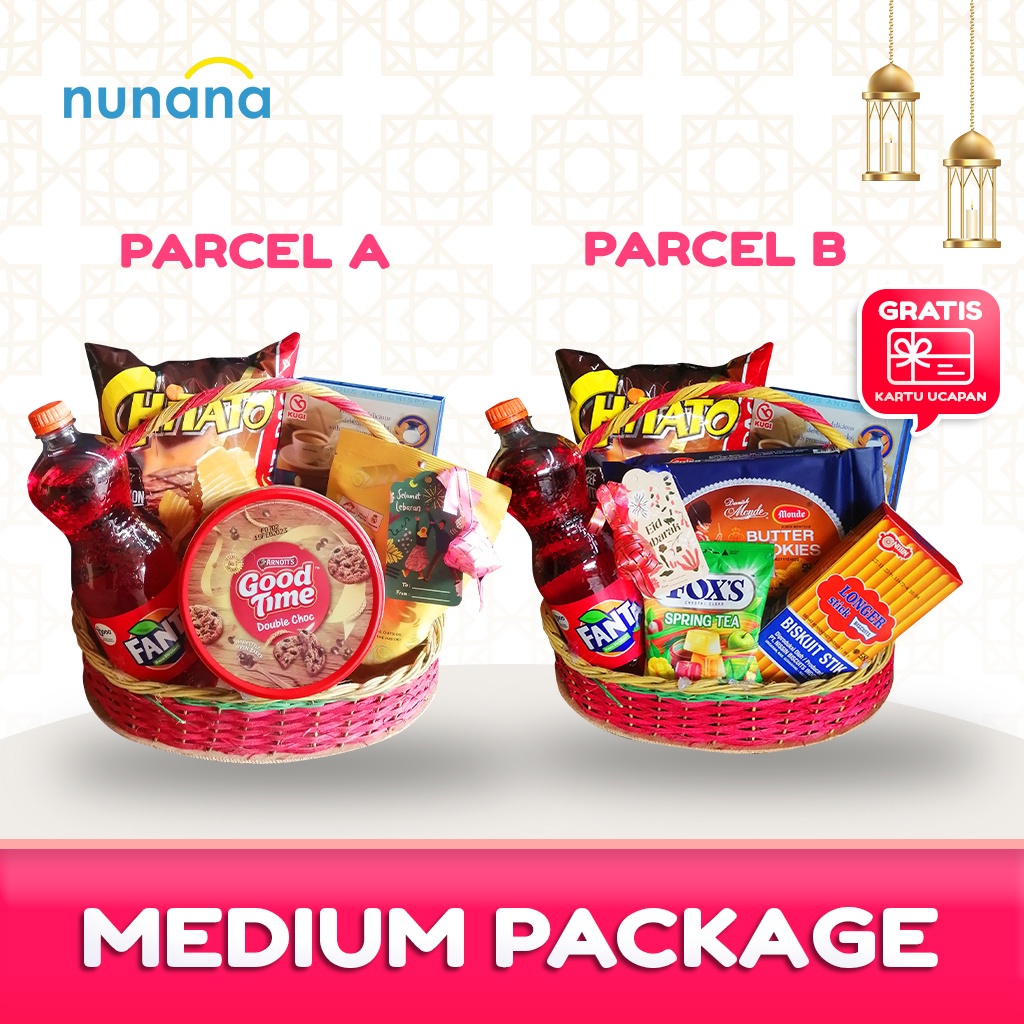 

Nunana Parcel Lebaran Idul Fitri Murah dan Unik, Untuk Anak, Mertua, Pasangan dan Keluarga (Medium Package)