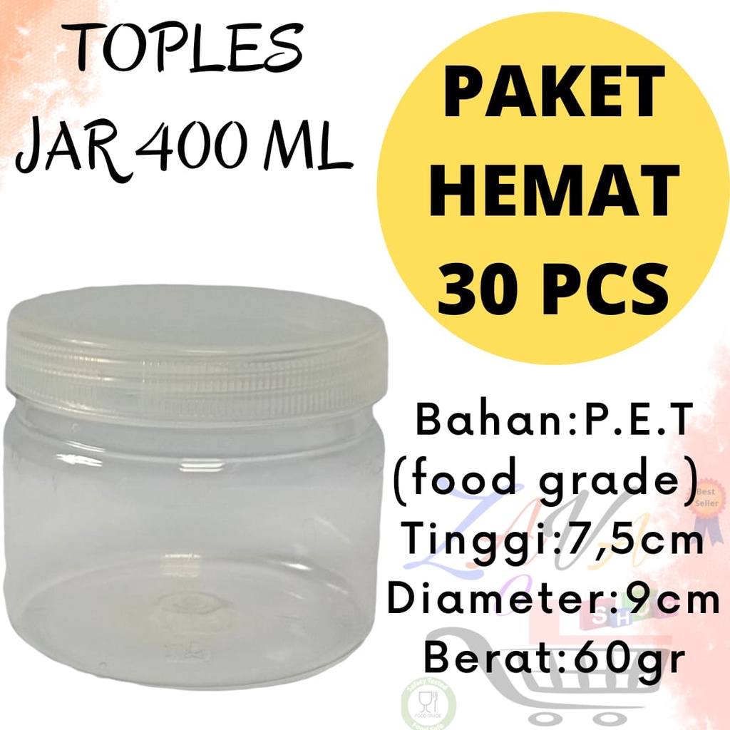 Toples 400ml Toples Jar 400ml Toples Plastik 400ml