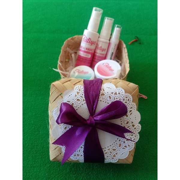 Sepasang Besek Mini 12 X 12 Besek Souvenir Besek Piti Besek