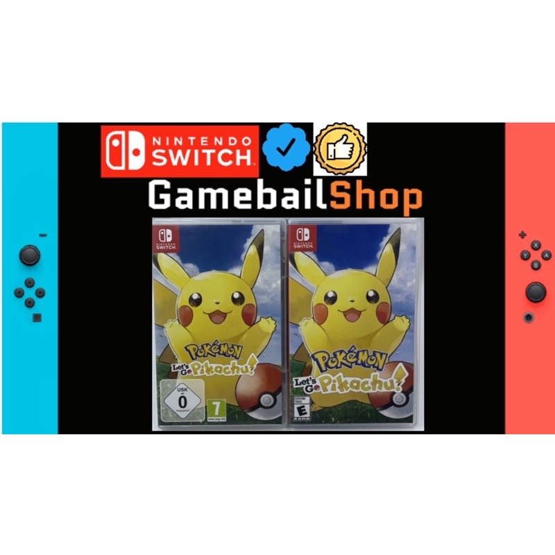 Nintendo Switch Game - Pokemon Let’s Go Pikachu Lets Go Eevee / PokeBall Poke Ball