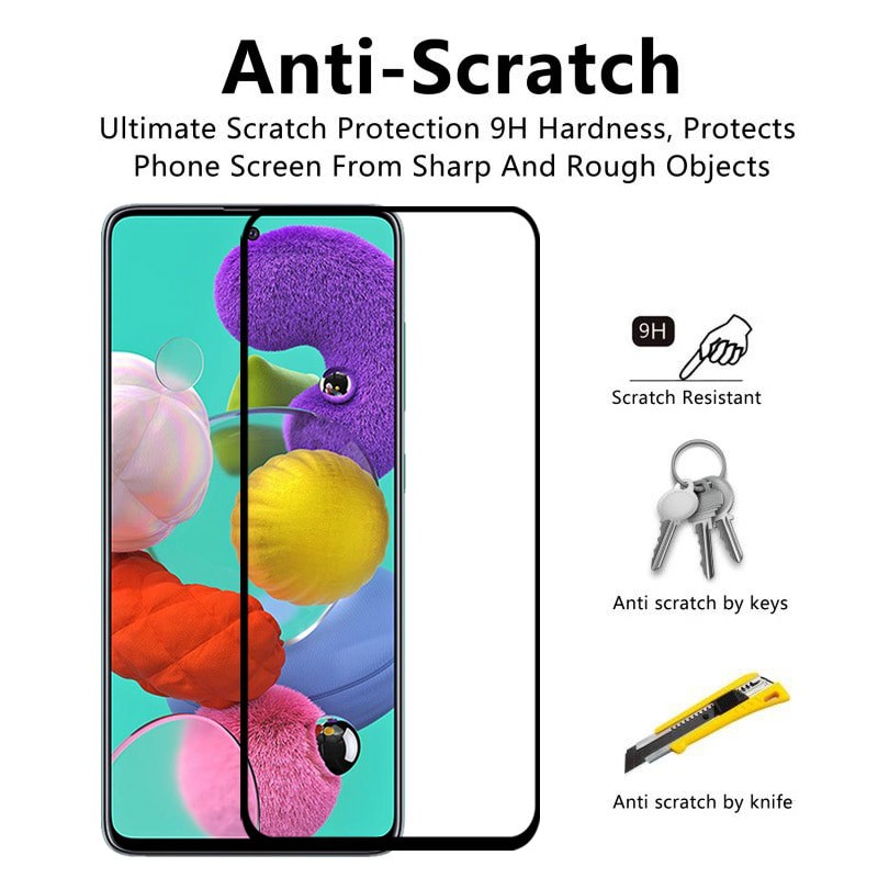 Tempered Glass Samsung A51 Full Cover Hp Samsung Galaxy A51