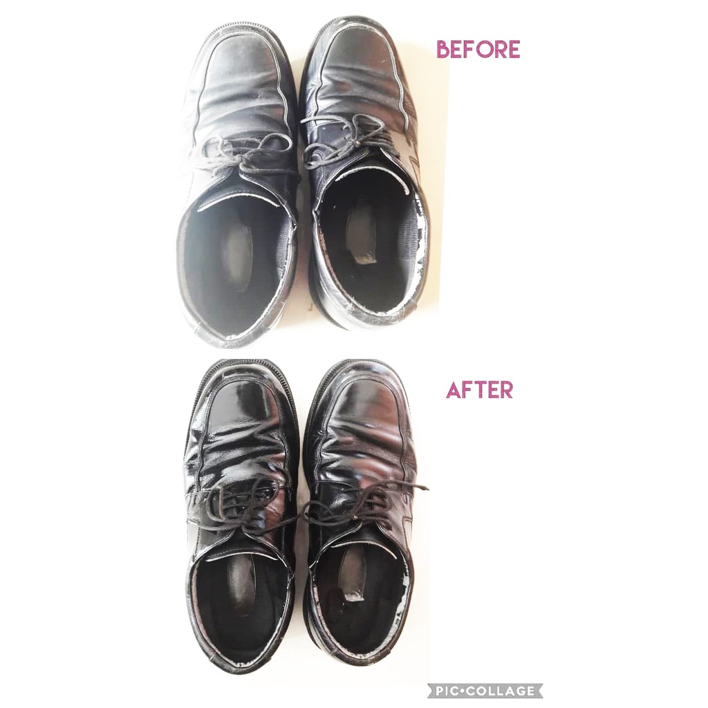 Pembersih dan Pengkilap Sepatu Kulit - Natural Leather Shoe Cleaner &amp; Polish