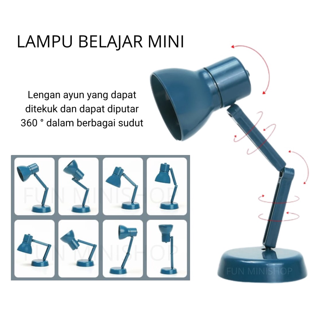 Lampu belajar kecil lampu MINI lampu baca kecil lampu meja kecil unik lucu