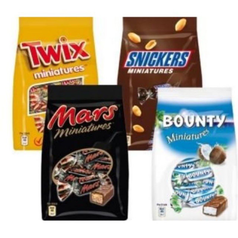 COKLAT ARAB MARS, SNICKERS, TWIX, BOUNTY MINIS 275gr