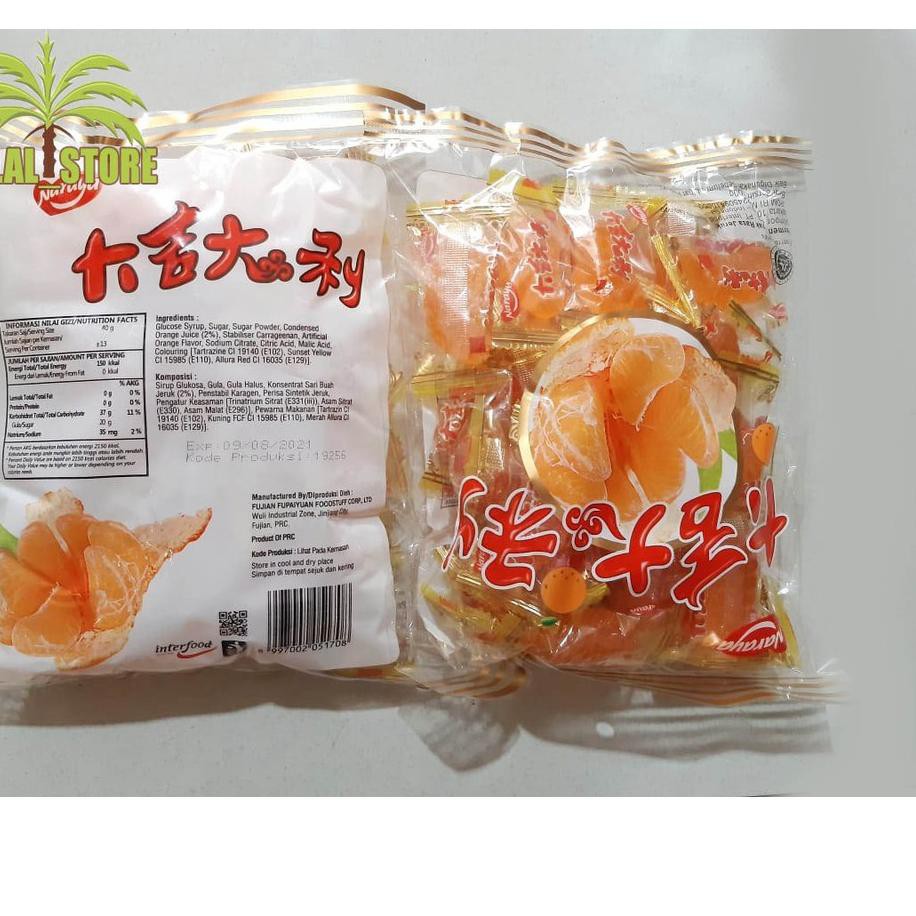 

0QD Naraya Jelly Orange 500gr / Jelly Jeruk / Permen Jelly / NARAYA JELLY ORANGE MANDARIN CANDY≛✯ (G