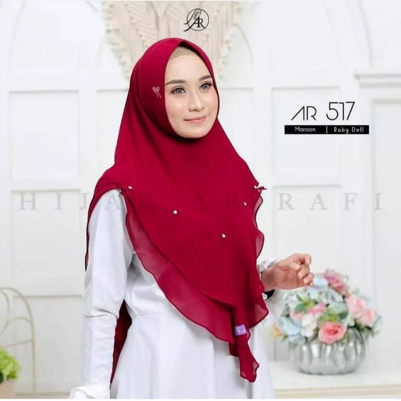 Arrafi//hijab Arrafi//Ar 517//Arrafi Ori//Baby doll