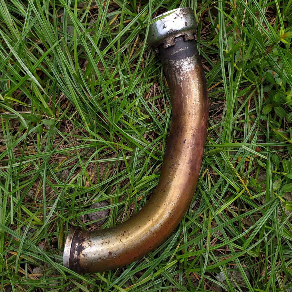 Leher knalpot gulu banyak Yamaha RX KING original copotan motor murah ori