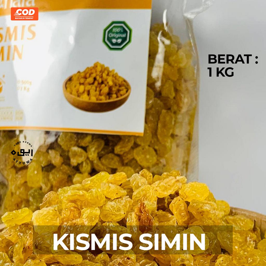 

Kismis Simin Golden Mutiara Pemium Manis Oleh Oleh Haji dan Umroh 1Kg