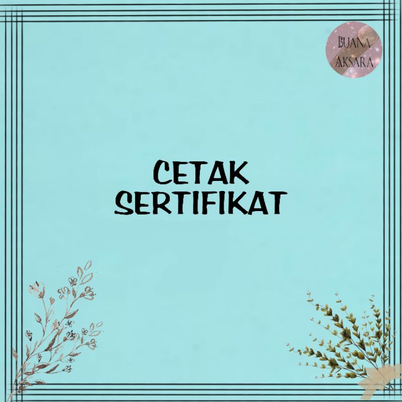 

CETAK SERTIFIKAT