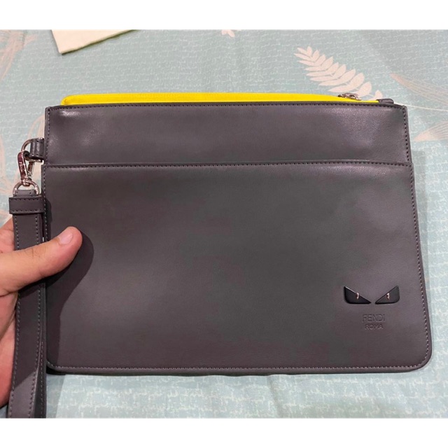 Preloved FENDI I See You - Men/Women/Unisex Pouch/Clutch - Original