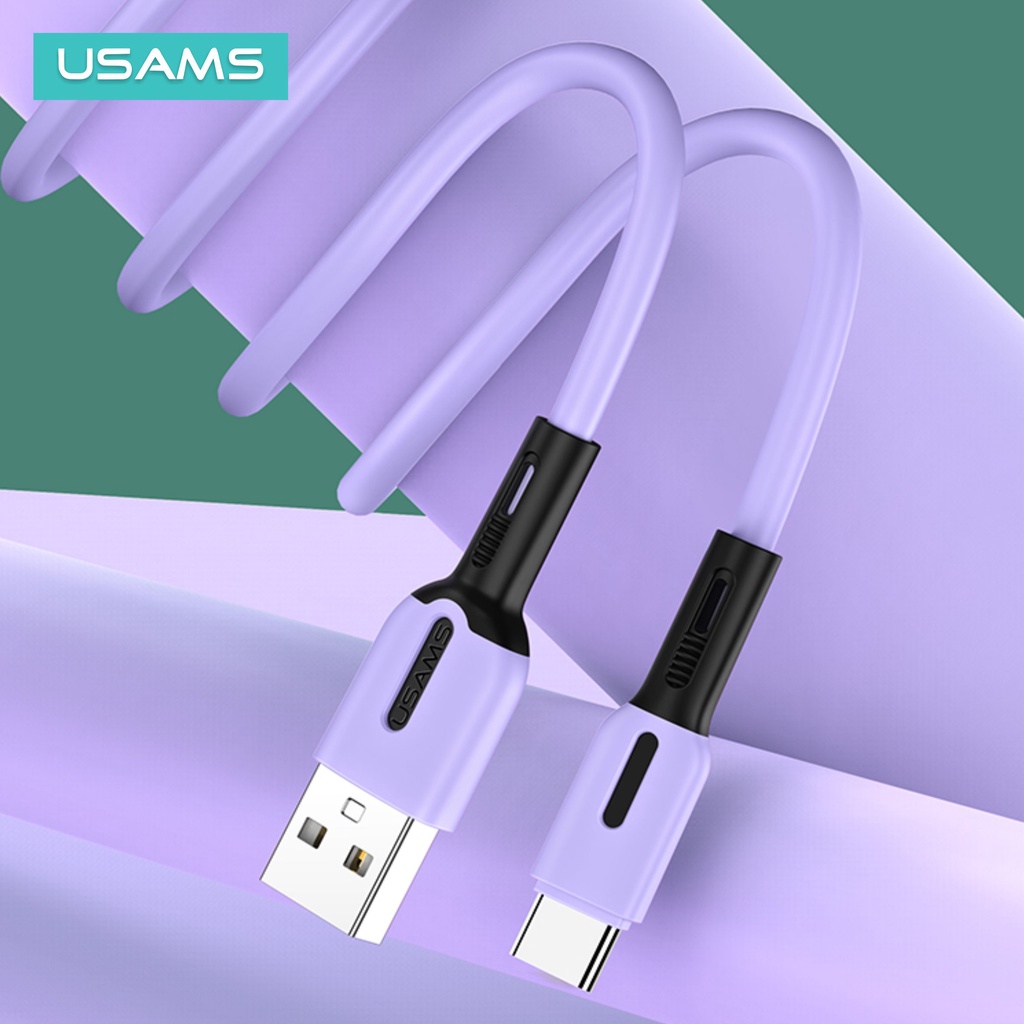 USAMS U51 KABEL DATA TYPE-C LIQUID SILICONE FAST CHARGING