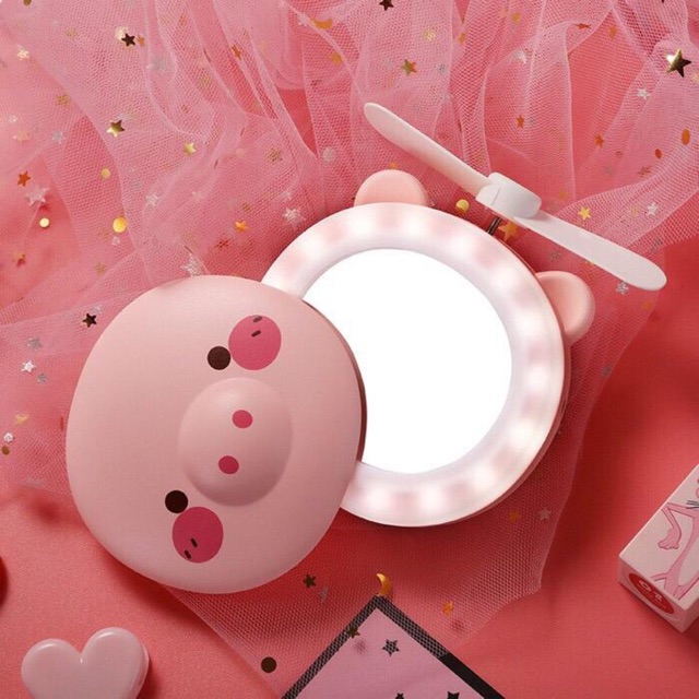 LED Beauty Mirror/Mini portable fan / mini USB fan portable / Portable fan