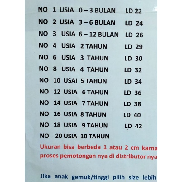SETELAN ANAK BOBA KAKI BISA PILIH WARNA