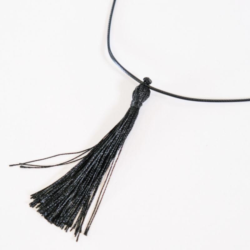 Kalung Etnik Aesthetic Bandul Tassel Pria Wanita