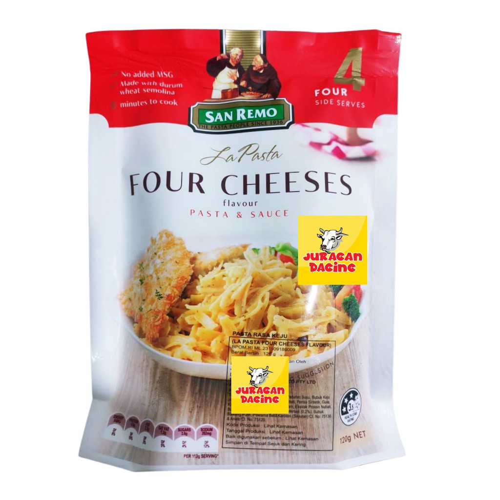 

Saus Pasta Sanremo Four Cheeses
