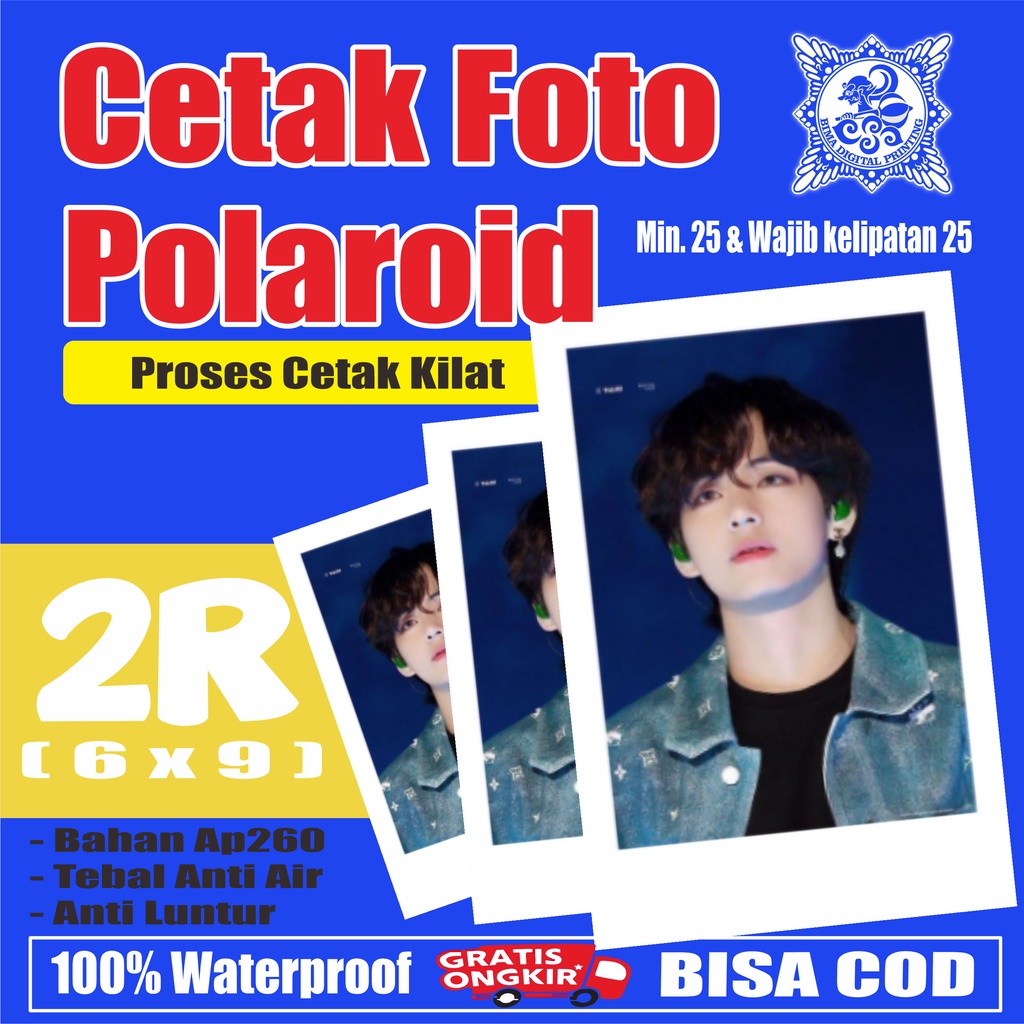 Jual Cetak Foto Polaroid Ukuran 2R Custom Polaroid Murah Tanpa PO Bisa ...