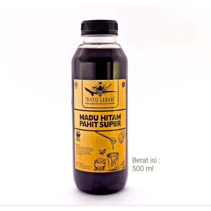 

MADU HITAM PAHIT MURNI 100% ASLI FRESH 500 ML RATU LEBAH