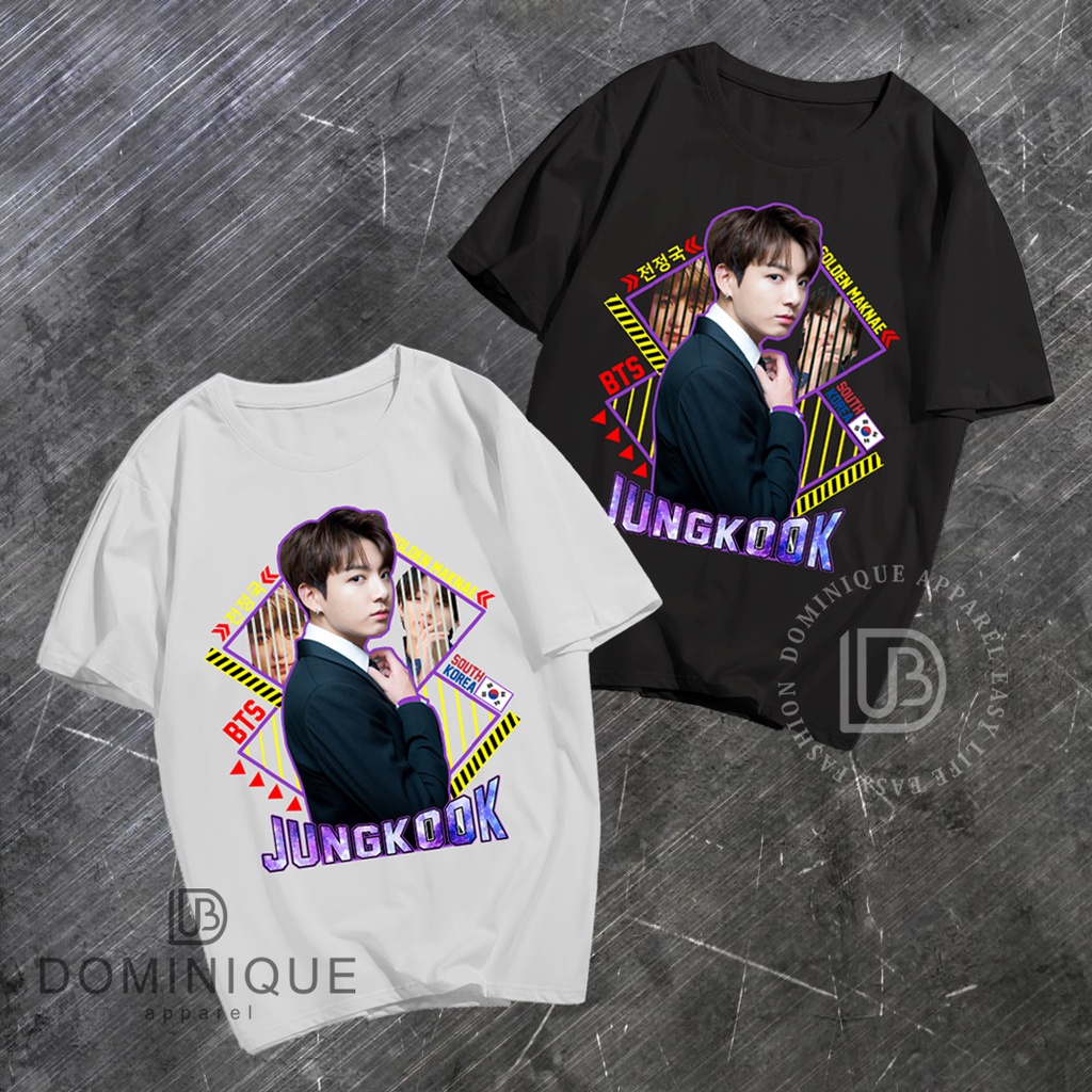 Jual KAOS OVERSIZED KOREA WANITA PRIA CEWEK COWOK JUNGKOOK BTS | Shopee ...