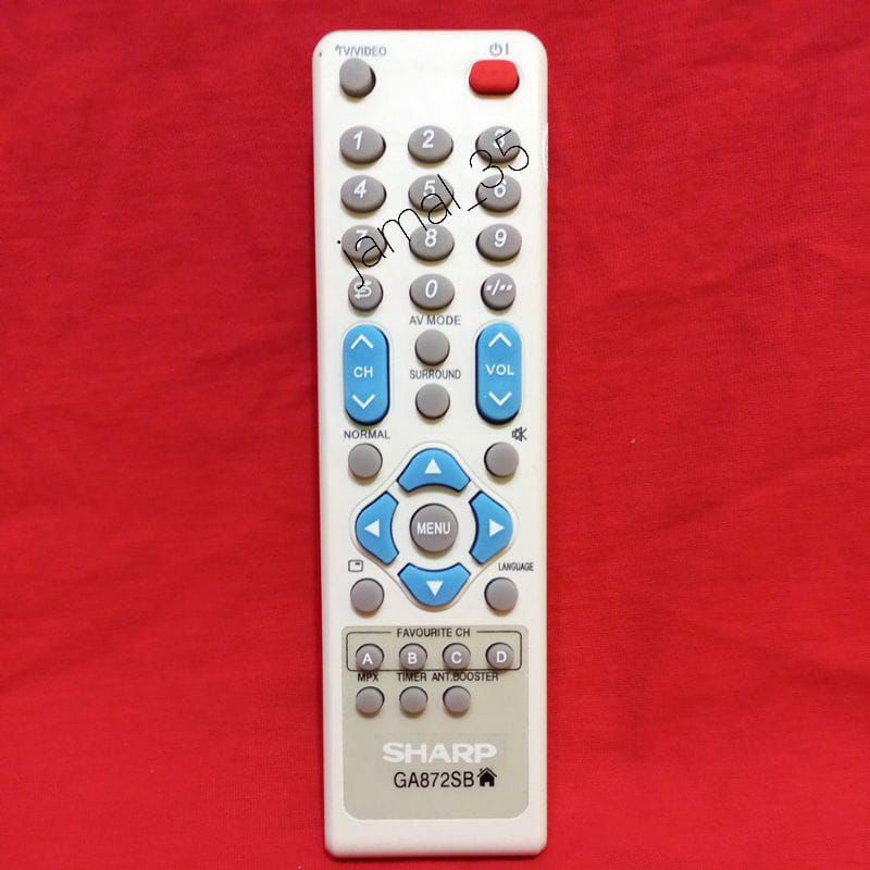 REMOTE REMOT TV SHARP ALEXANDER TABUNG/SLIM/FLAT SERI GA872SB