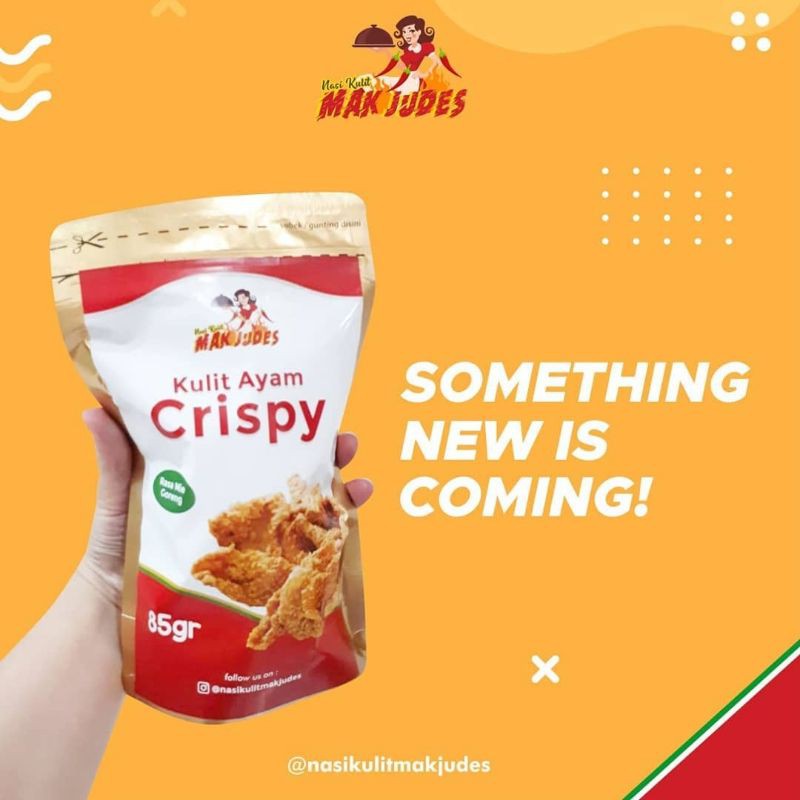 

kulit ayam crispy rasa mie goreng