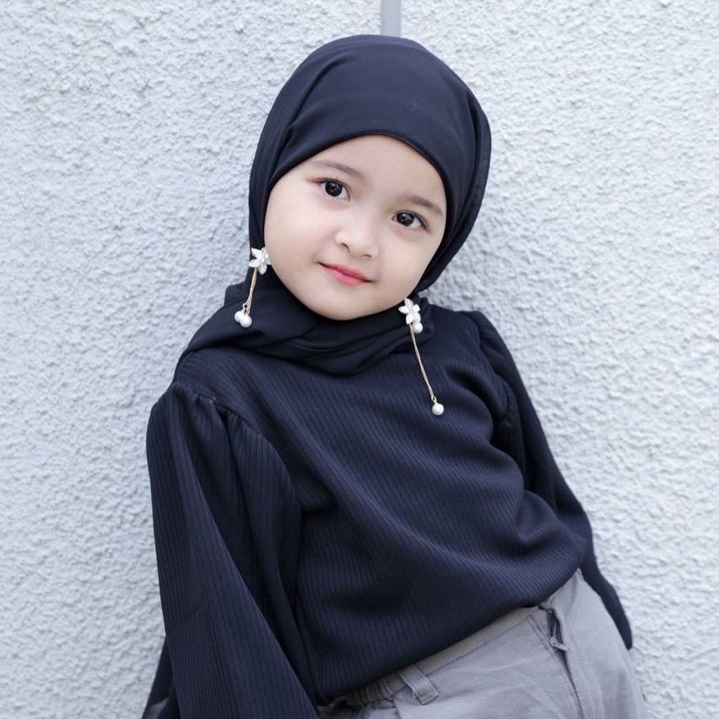 Pashmina Aifa / Hijab Pashmina Inner Anak / Pashmina Instan Inner