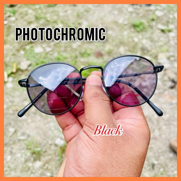 LENSA PHOTOCROMIC KACAMATA BERUBAH WARNA STYLE TERBARU GAYA KOREA UNISEX CEWEK / COWOK [PROMO] - SPRING STYLE