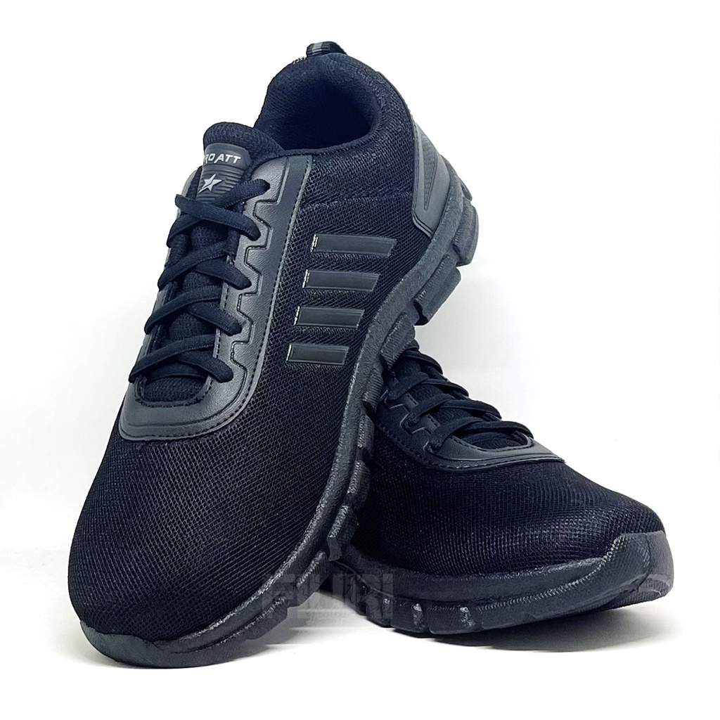 FIURI - Pro ATT Original - PC 870 FULL HITAM 35-43 - Sepatu Kets Pria - Sepatu Sneakers Pria - Sepatu Olahraga Sport Pria - Sepatu Casual Kanvas - Sepatu Jogging Lari Fitness Gym Senam Pria- Sepatu Anak Laki-Laki Cowok - Sepatu Sekolah Bertali SD SMP SMA