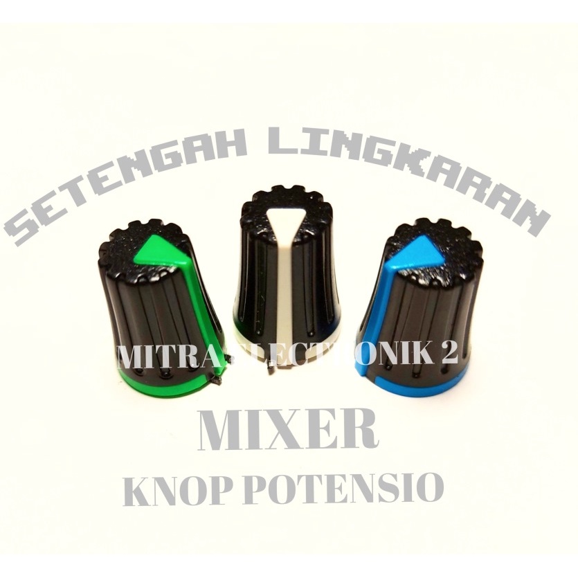 10 PCS/ BIJI KNOP POTENSIO / TUTUP POTENSO KECIL / KNOP MIXER MURAH SETENGAH LINGKARAN YAMAHA