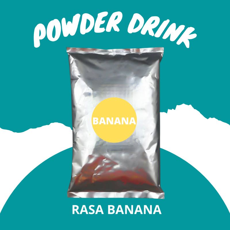 

Bubuk Minuman Rasa Banana Kemasan 1kg