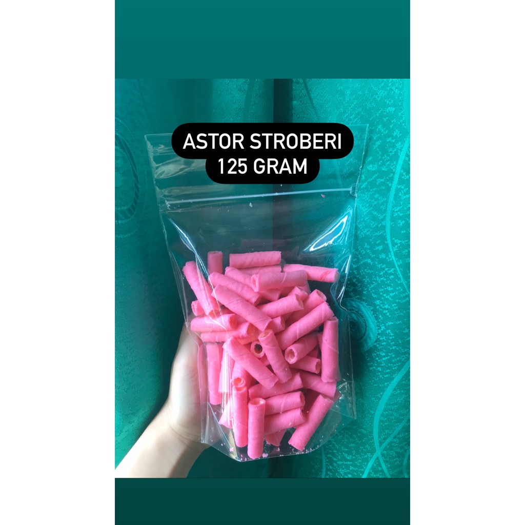 

Astor Stroberi / Oreo / Coklat isi125 Gram