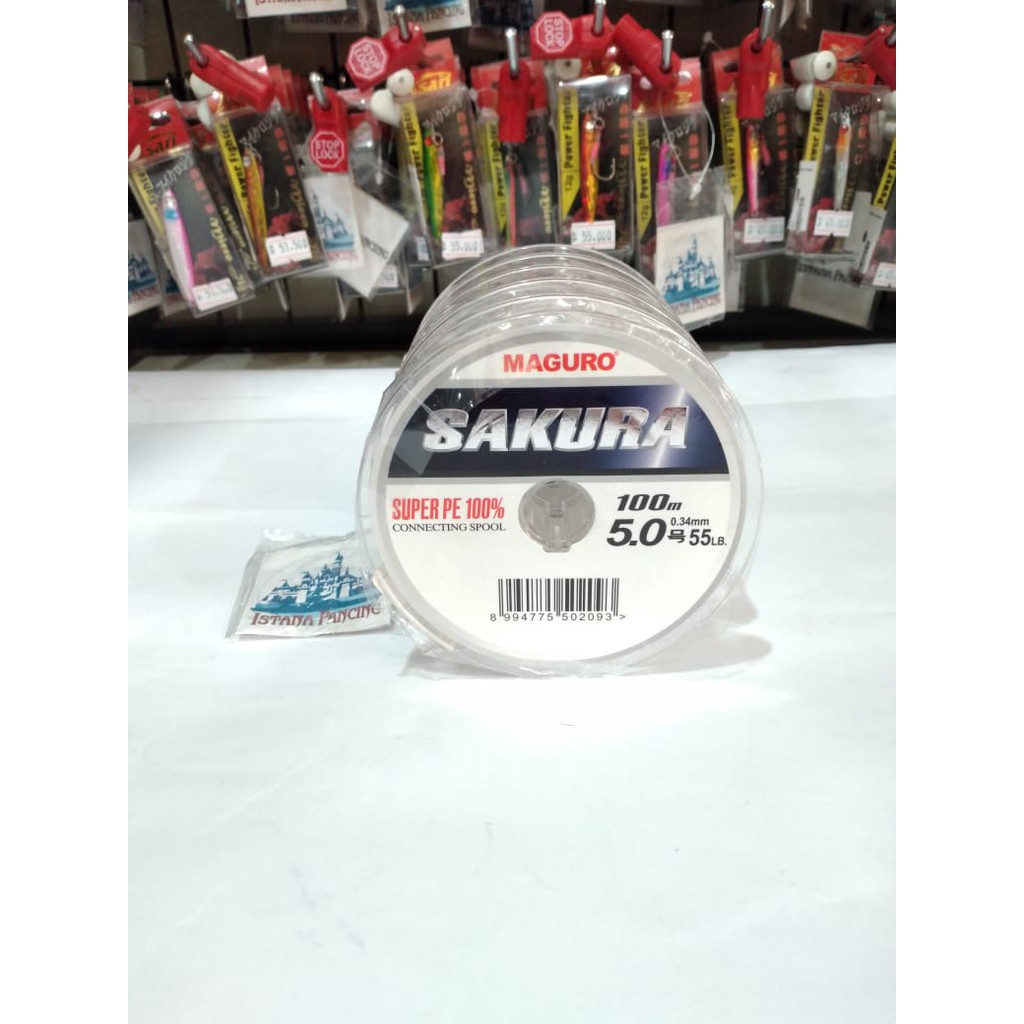 Benang PE MAGURO SAKURA 100M 55LB 5.0