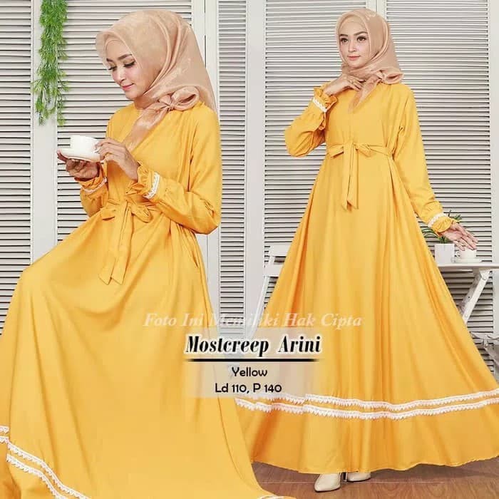hijab Gamis maxy dress casual hijab mostcreep arini premium original good merchant