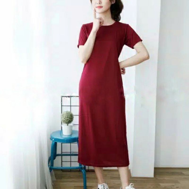 ELSA PLAIN MAXY / TERLARIS MURAH ELSA PLAIN MAXY GAMIS / DRESS PANJANG ELSA POLOS / DRESS ELSA / ELSA PLAIN MAXI