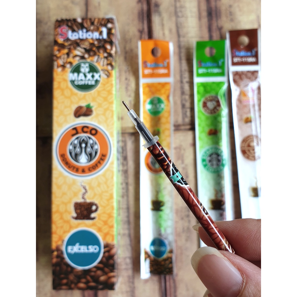 Isi Ballpoint Gel 1pak Isi 20pcs - Isi Gellpen  0.38 mm - Gel Ink Refill Motif Unik-8