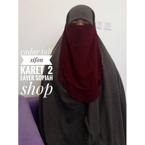HARGA TERBARU  501MAR Cadar tali 2 layer karet sifon Bisa bayar di tempat/COD