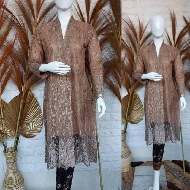 Tunik Terbaik Set Tunik Kartini Pesta Mewah Azzura Original Arfan Kebaya by AJC